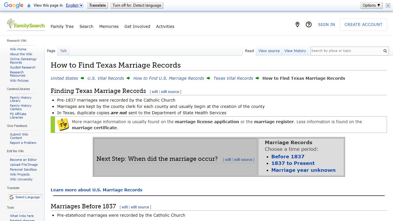 How to Find Texas Marriage Records • FamilySearch